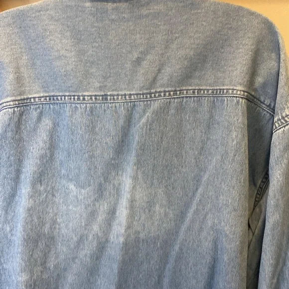 AMRAV Vintage 80s Marlboro style Men's Blue Denim double pocket classic XL - Picture 6 of 6